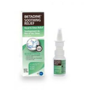 Nasal and sinus relieving spray Betadine